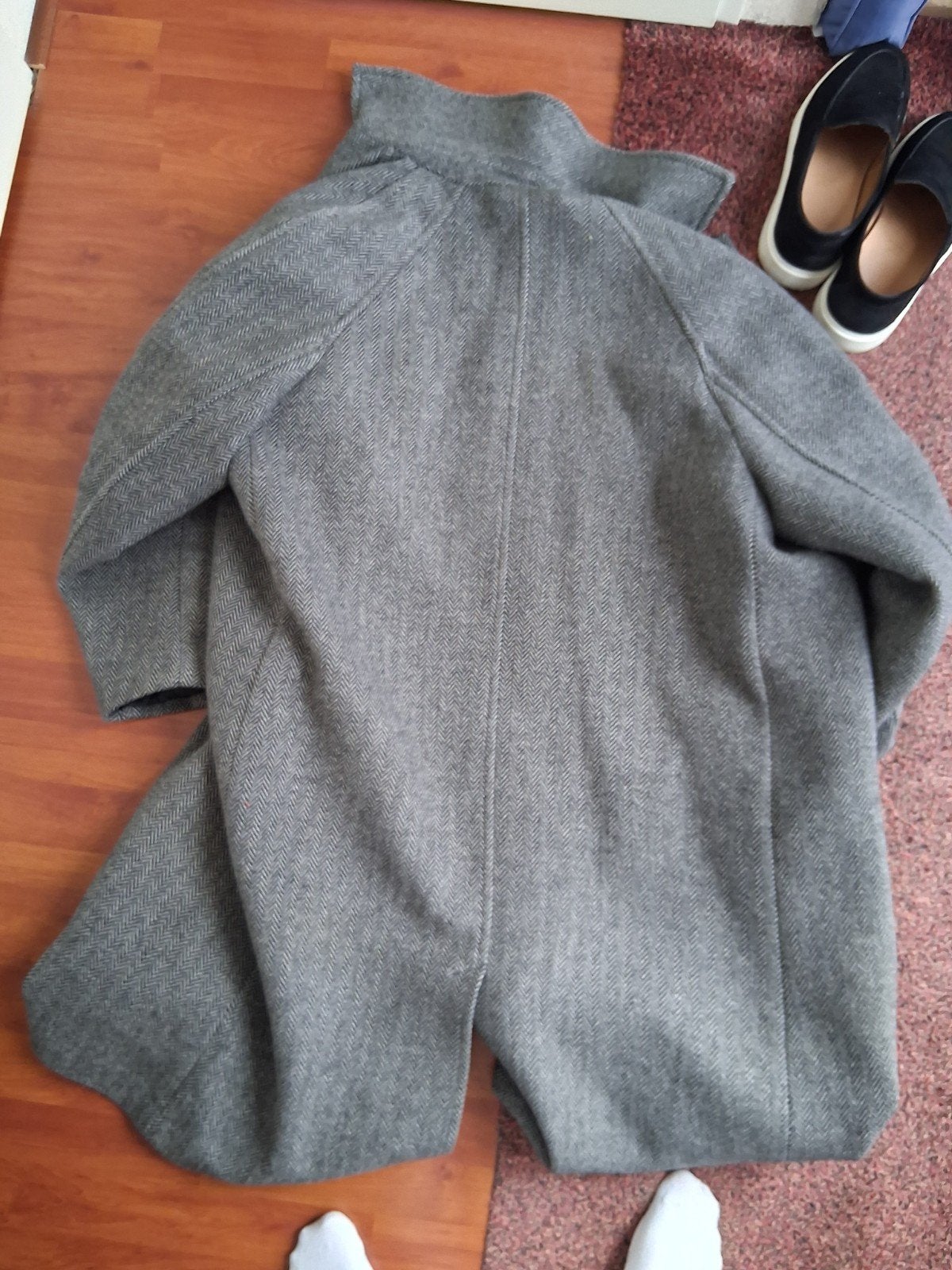 Heren jas H&M, maat L of XL, ideaal voor de herfst, Maat 52/54 (L), Ophalen of Verzenden, Gedragen, Grijs