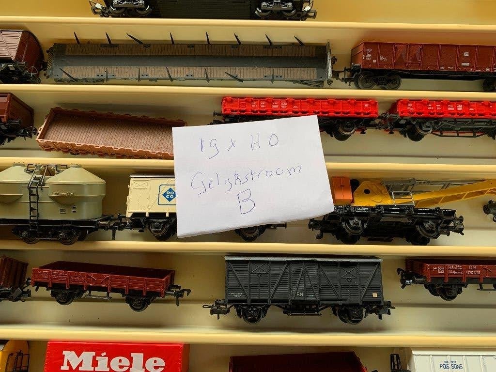 19 Stuks  gelijkstroom wagonnen HO, Hobby en Vrije tijd, Overige merken, Gebruikt, Gelijkstroom, Wagon