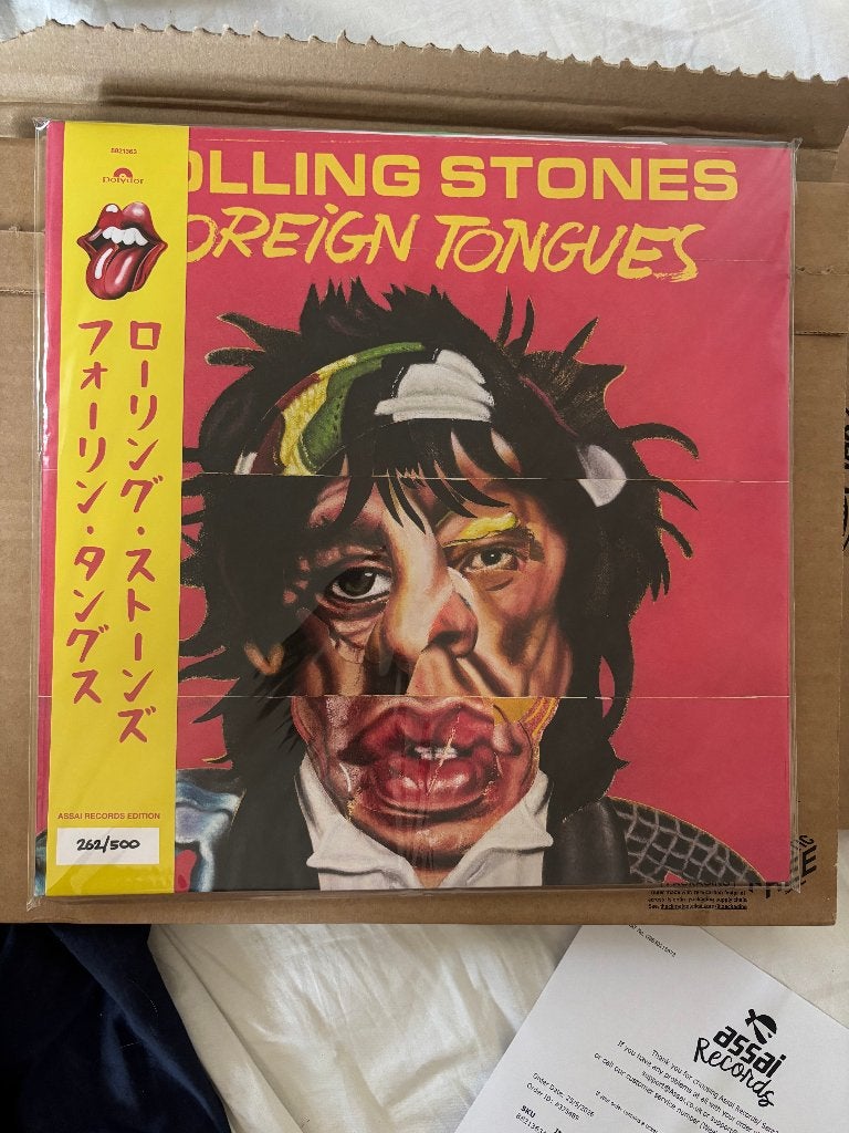 The Rolling Stones - Foreign Tongues (Assai OBI edition), Ophalen of Verzenden, Inclusief obi, 12 inch, Nieuw in verpakking