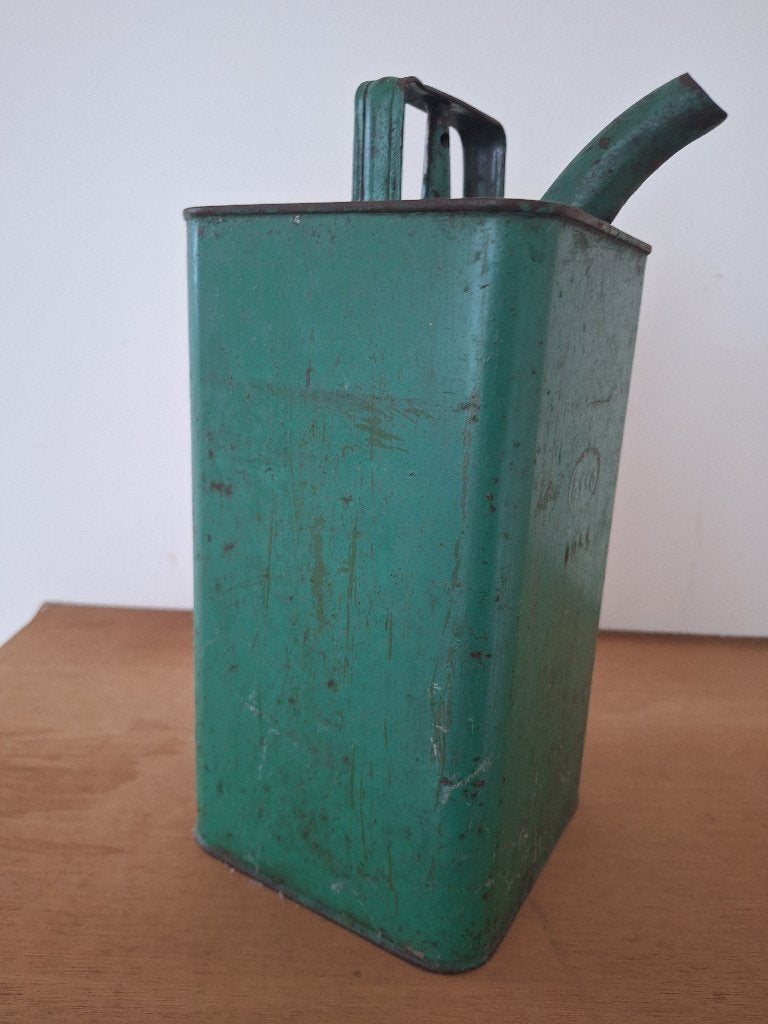 Oud Petroleum blik, Verzamelen, Blikken, Ophalen, Gebruikt, Overige