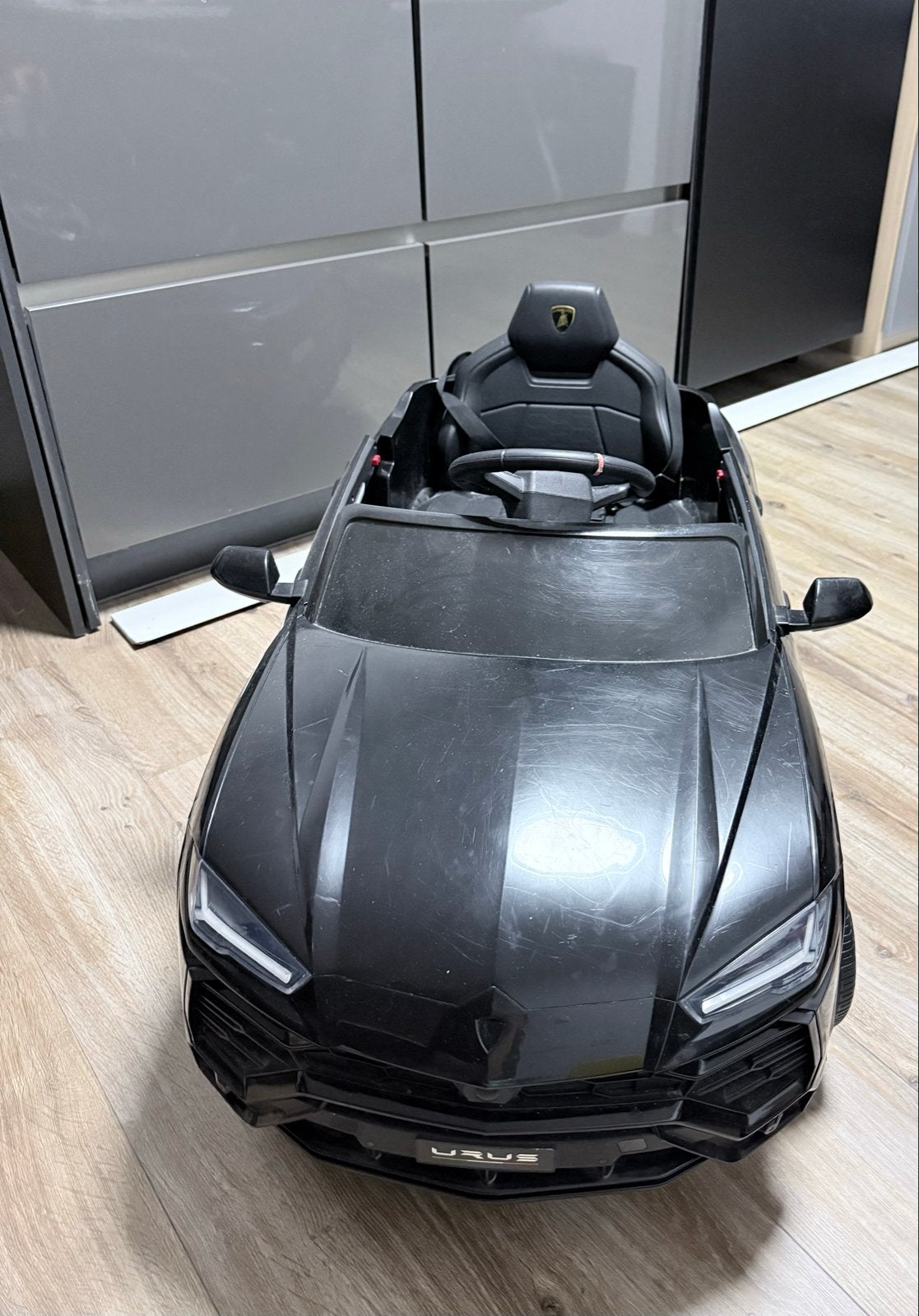 Lamborghini Urus Kinderauto - Zwart, Ophalen of Verzenden, Gebruikt