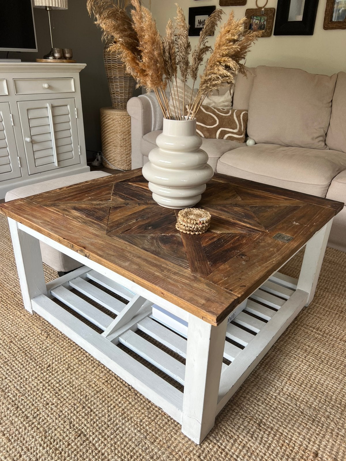 Salontafel Chateau Chassigny, Gebruikt, 50 tot 100 cm, Vierkant, Minder dan 50 cm
