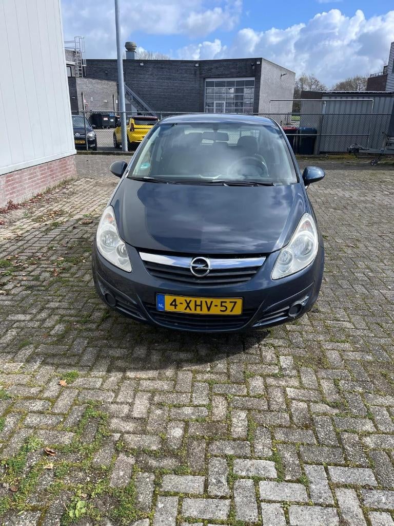 Opel Corsa 1.0 12V 5D, Nap, Nwe Apk, Airco, Nette auto, Auto's, Voorwielaandrijving, 40 €/maand, 1045 kg, Blauw