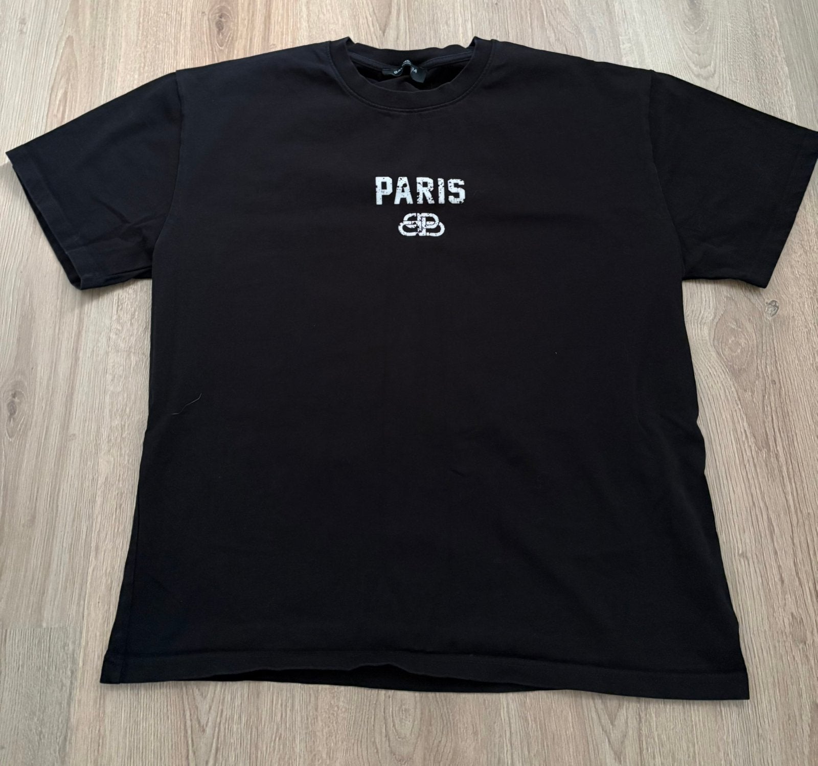 Balenciaga x Gucci T-shirt, Kleding | Heren, T-shirts, Ophalen of Verzenden, Zo goed als nieuw, Maat 56/58 (XL), Zwart