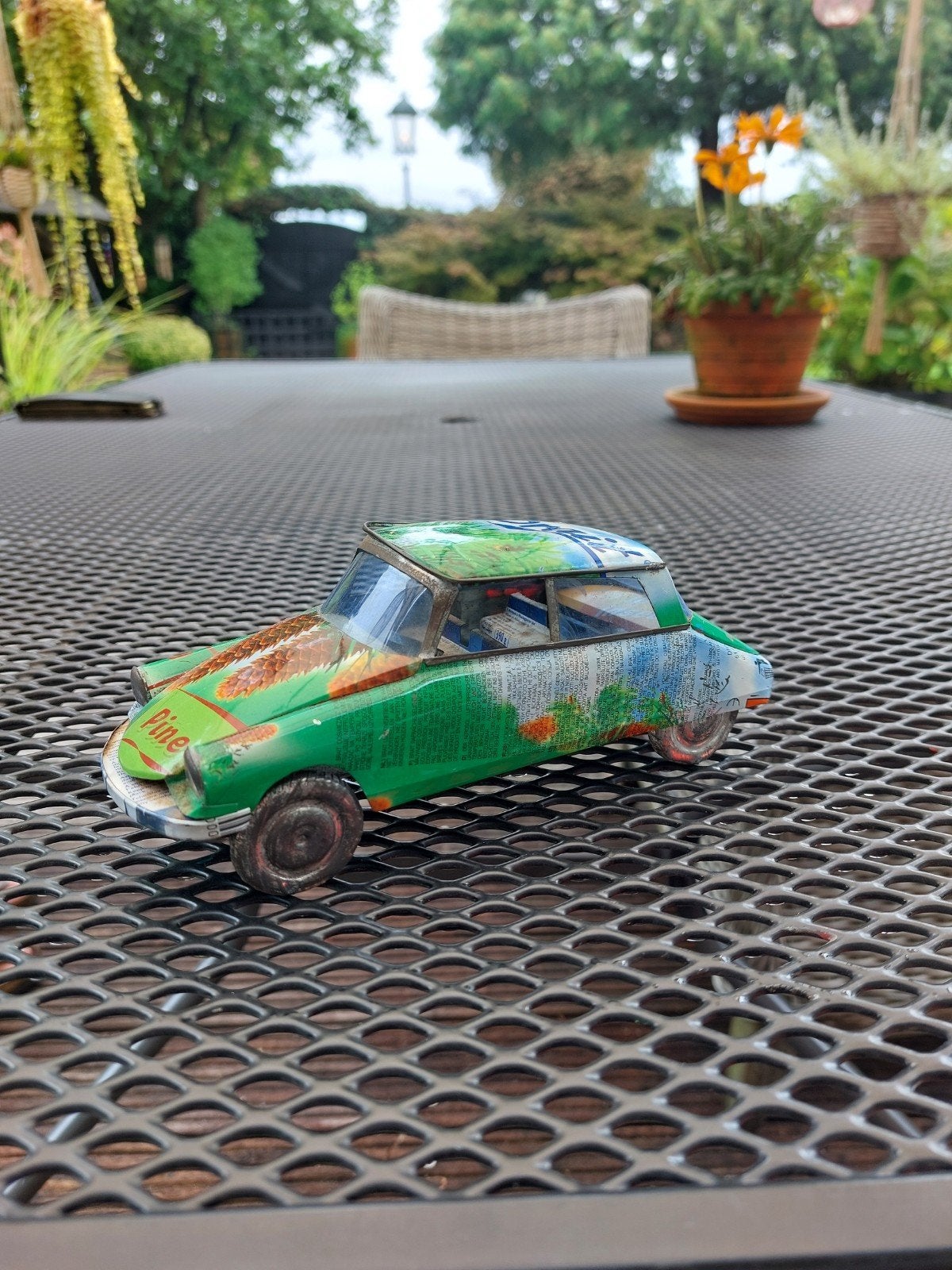 blikken miniatuur auto model, Ophalen, Auto