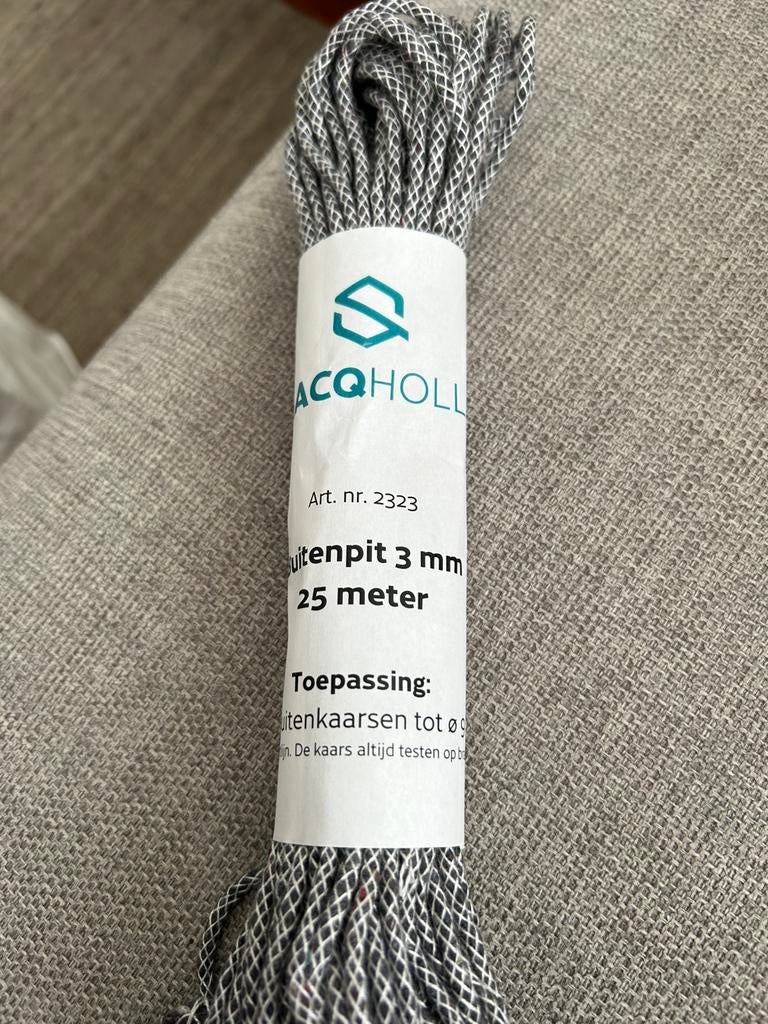 Touw 25 meter, Huis en Inrichting, Woonaccessoires | Plaids en Woondekens, Verzenden, Zo goed als nieuw