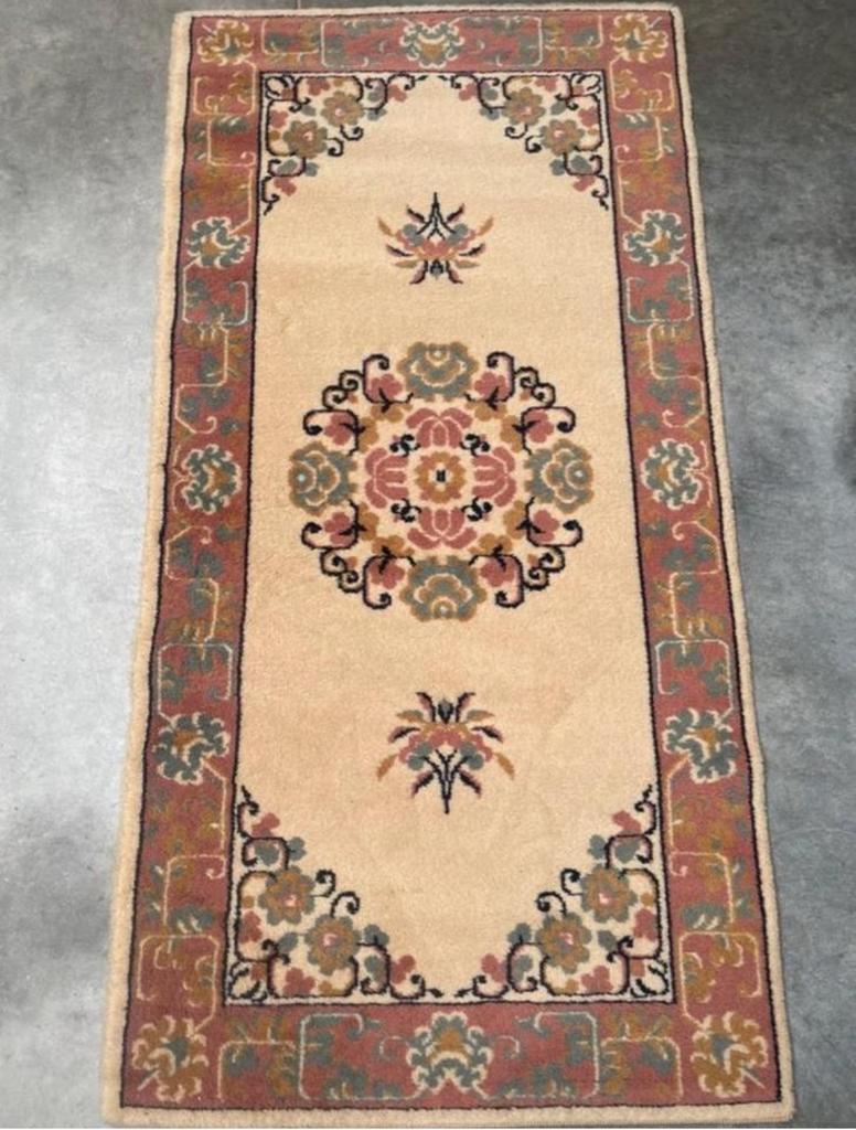 Vintage loper 62cm x 120cm tapijt louis de Poortere orient, Huis en Inrichting, Stoffering | Tapijten en Kleden, Gebruikt, 100 tot 150 cm