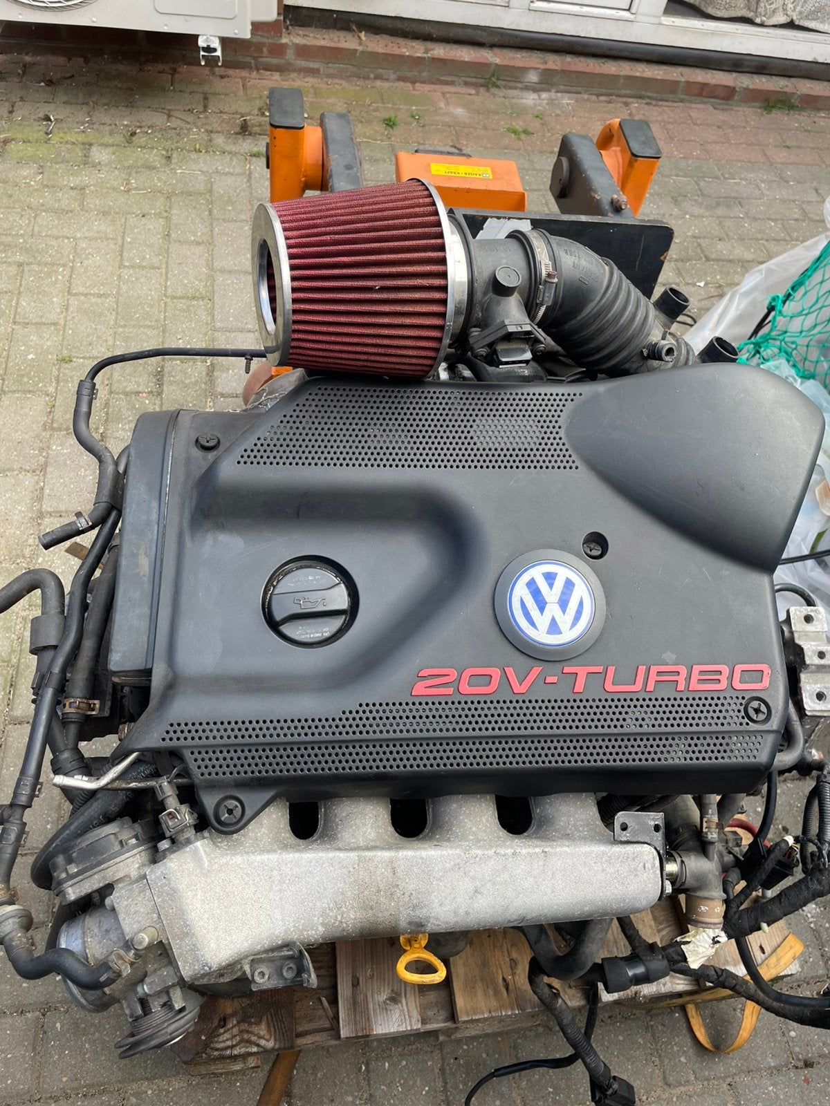 Goed lopende AGU motor, Auto-onderdelen, Motor en Toebehoren, Ophalen of Verzenden, Gebruikt, Volkswagen