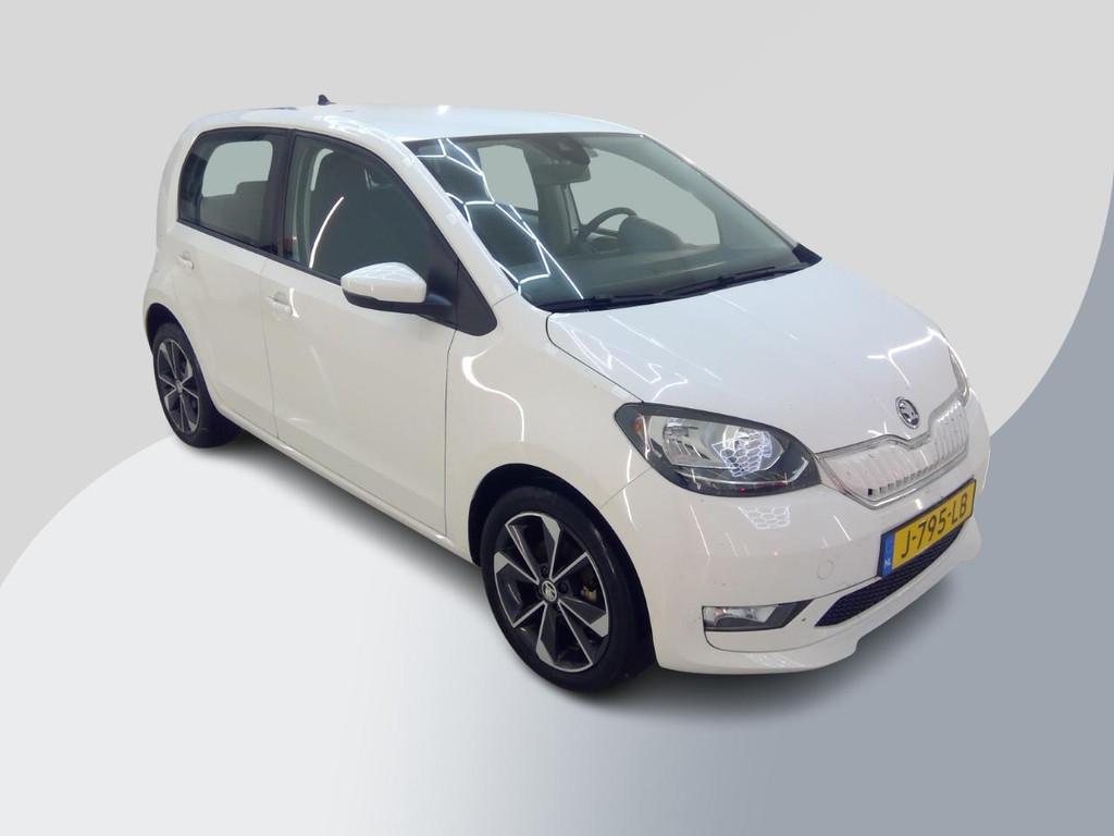 Skoda Citigo e-iV EV Style | 45.000 KM | SOH 91% | L.M. Velg, Auto's, 83 pk, Stof, Zwart, Wit