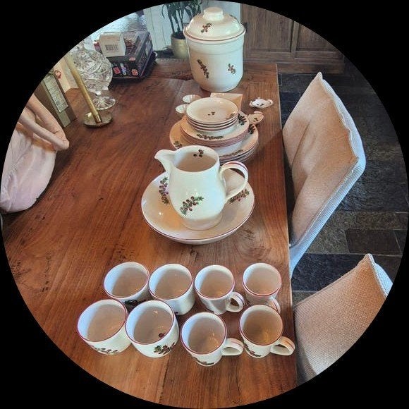 cranberry  servies Terschelling, Ophalen