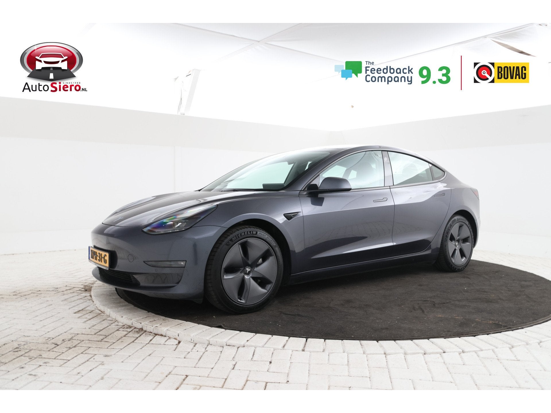 Tesla Model 3 Performance AWD 75 kWh 462pk! Navigatie, CLima, Auto's, Automaat, 12 maanden, Gebruikt, Stoelverwarming