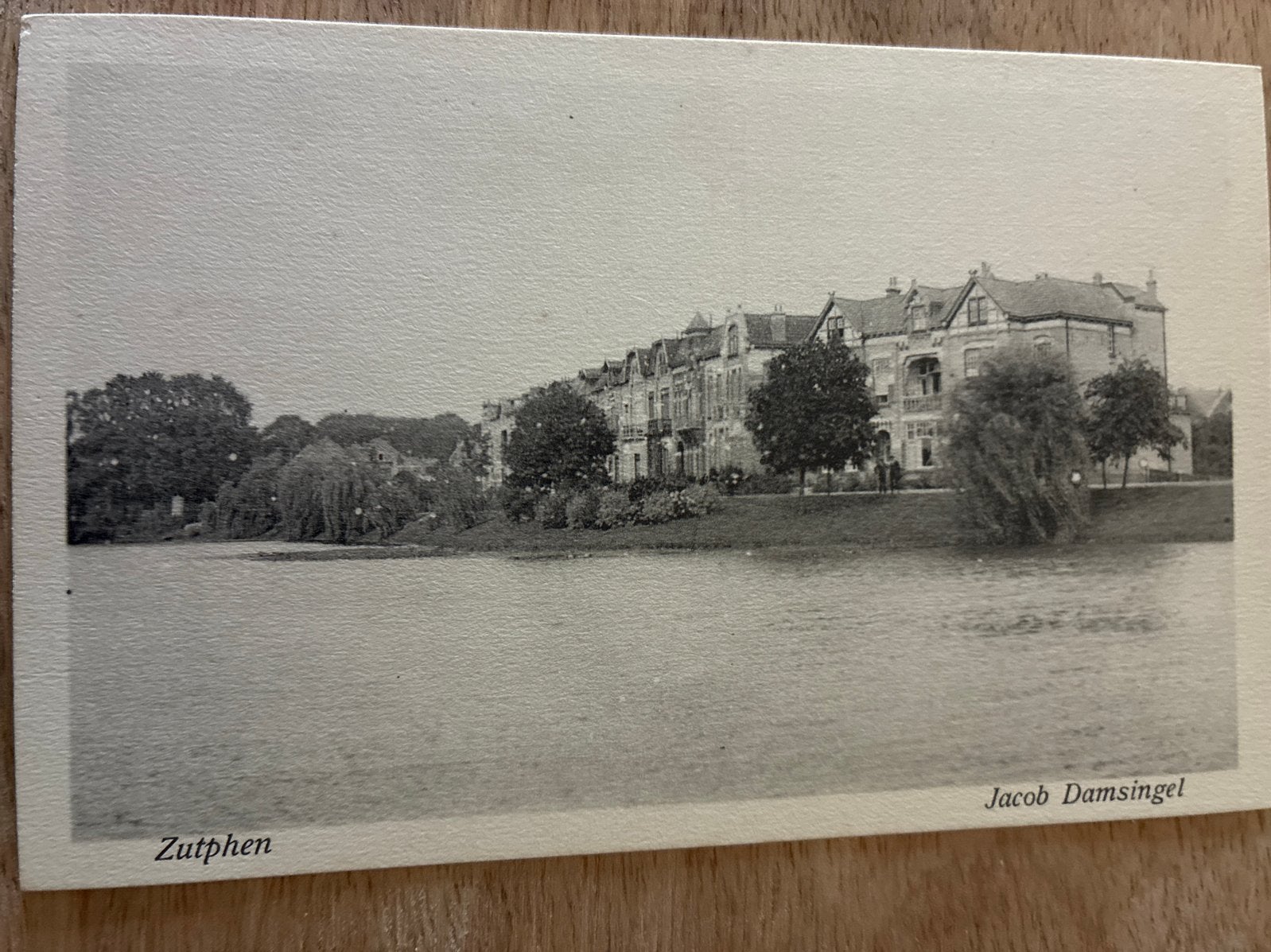 Oude Ansichtkaart Zutphen Jacob Damsingel Gelopen, Ophalen of Verzenden, 1920 tot 1940, Ongelopen, Gelderland