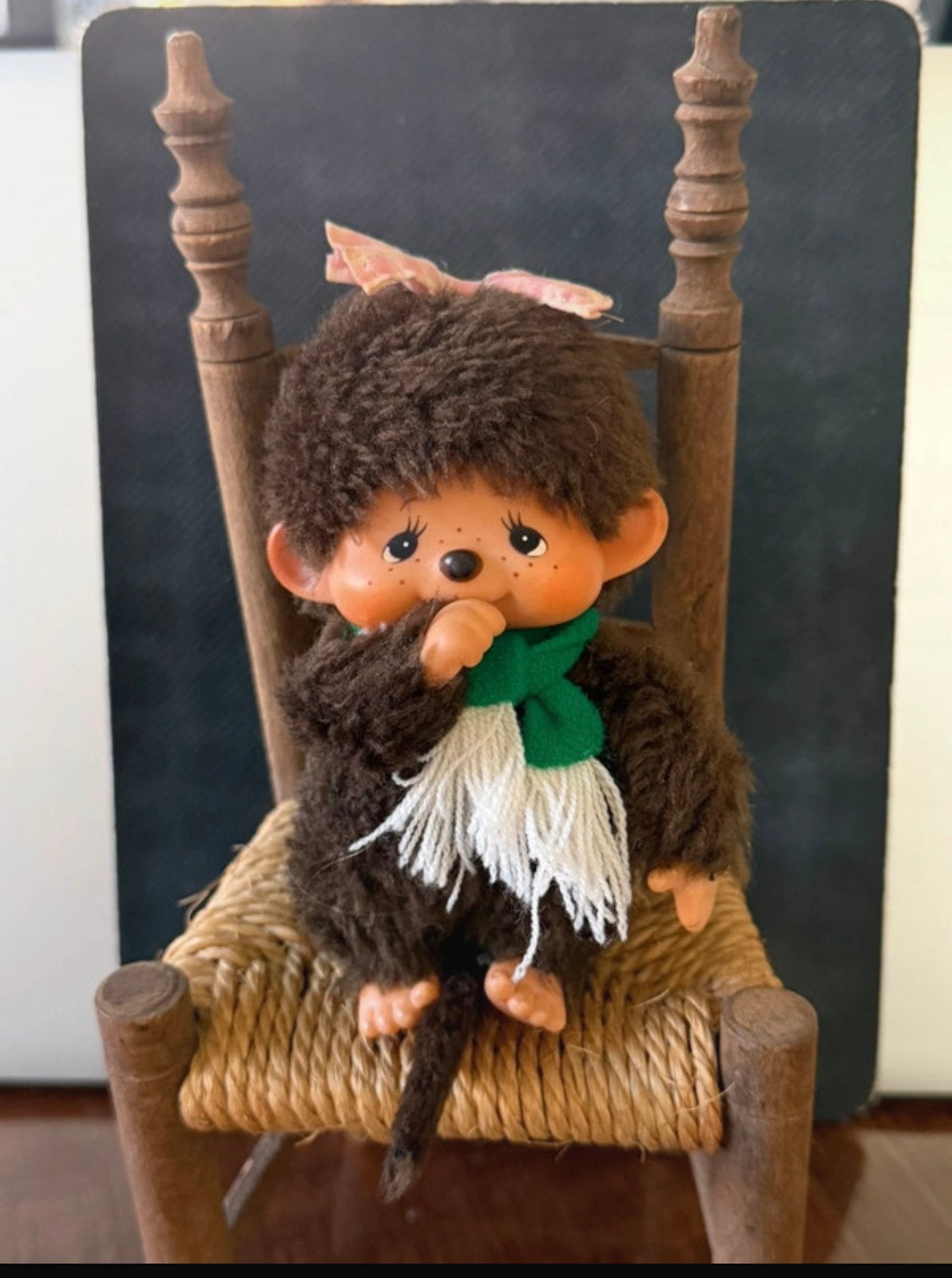 Vintage Sekiguchi Monchhichi met labels – Origineel – 1974, Verzamelen, Beren en Cherished Teddies, Verzenden, Zo goed als nieuw