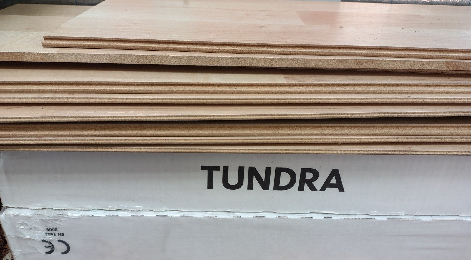 Pakket 4,6m2, beuken merk Tundra gratis ophalen, Ophalen, Zo goed als nieuw, Overige materialen, Minder dan 20 mm