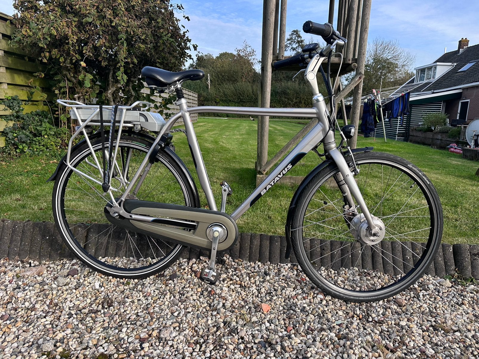 Batavus lucca e-go elektrische herenfiets 61, Ophalen of Verzenden, Zo goed als nieuw, Overige typen