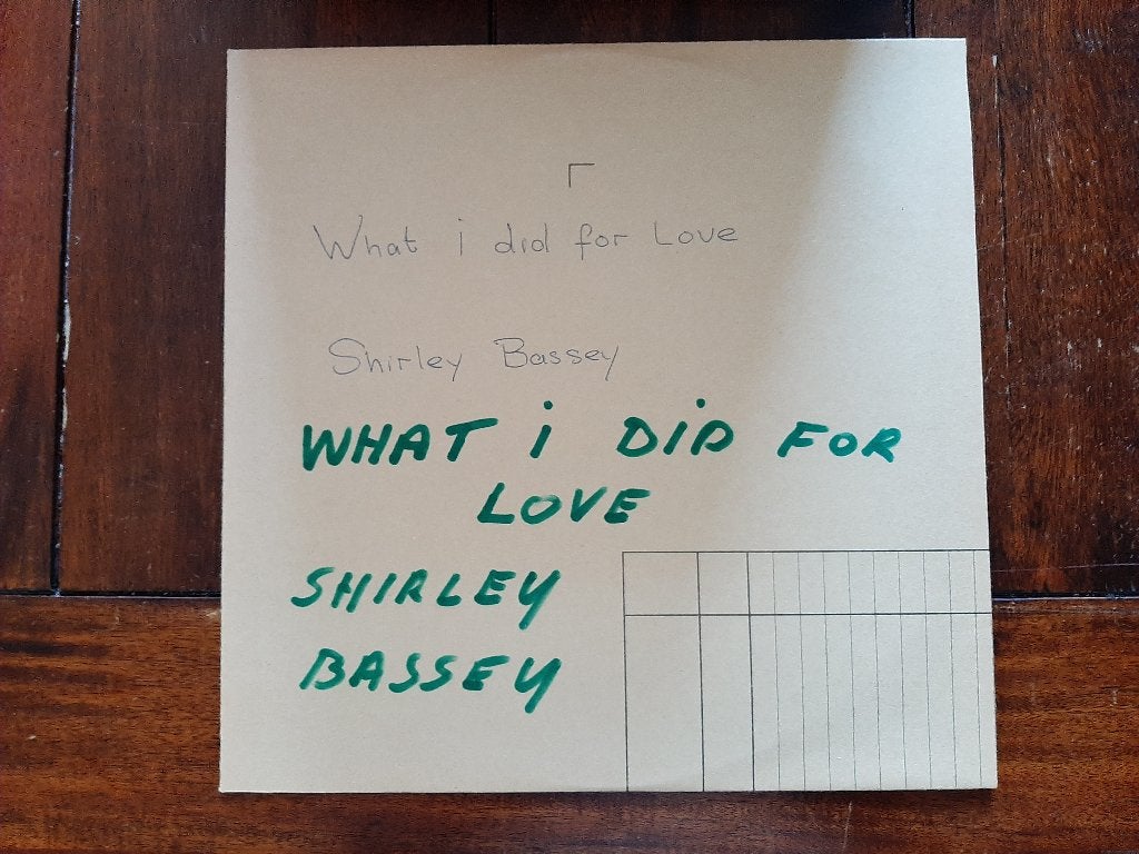 LP Shirley Bassey / What i did for love (1979), LP, Gebruikt, Pop, Ophalen of Verzenden