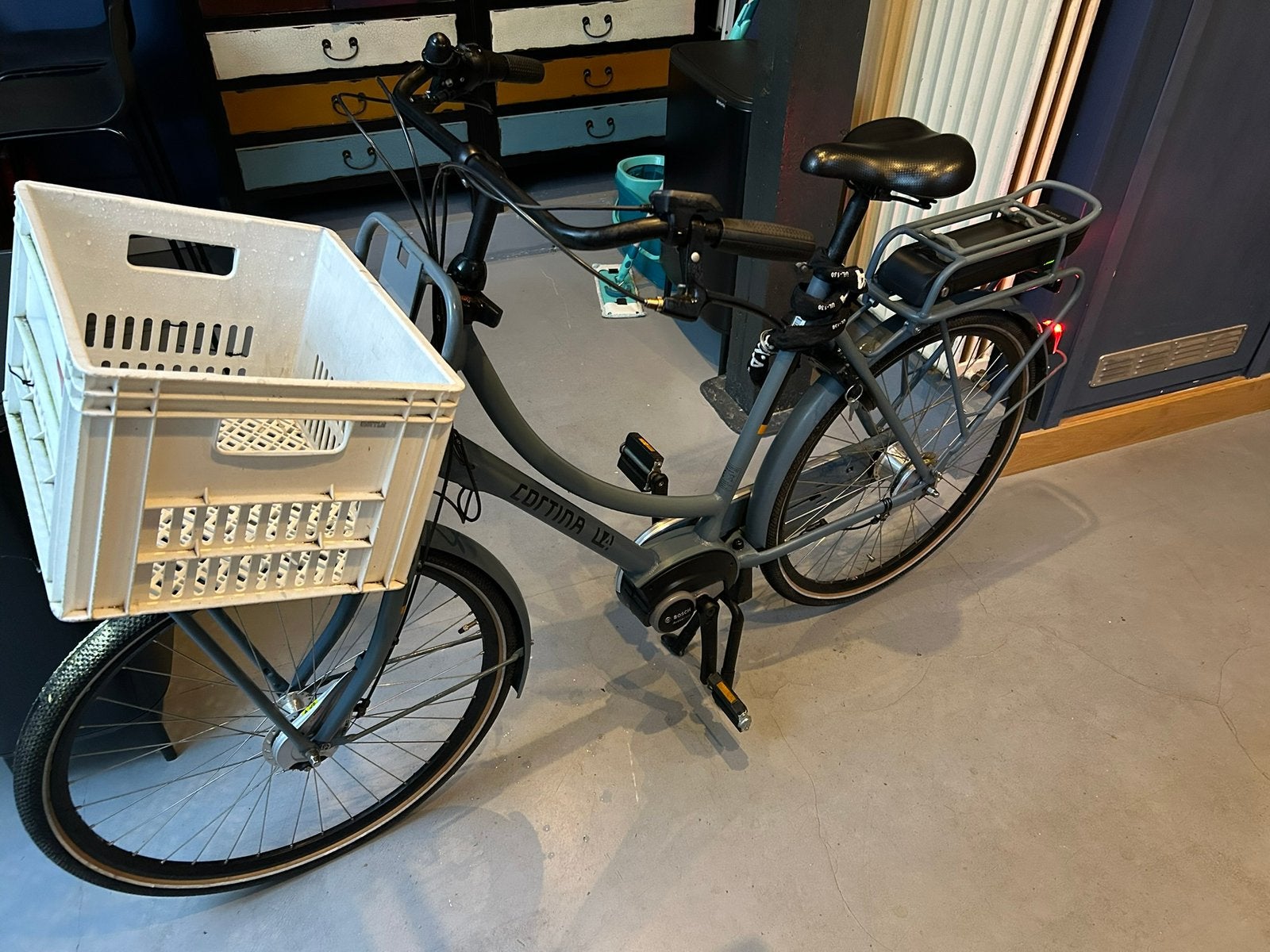 Cortina E-U4 Solid D61 “Mouse Grey Matt”, Fietsen en Brommers, Ophalen, Zo goed als nieuw, Cortina, 59 cm of meer