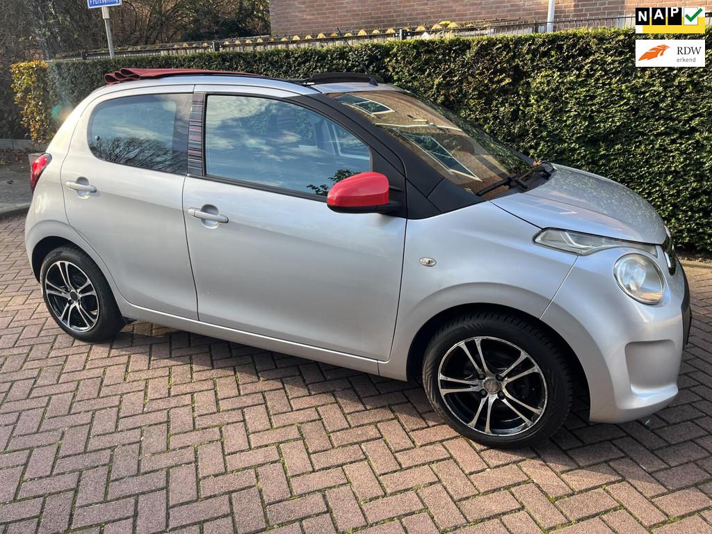 Citroen C1 1.0 e-VTi Airscape Shine |CABRIO|NL AUTO|, Auto's, Voorwielaandrijving, Euro 5, Stof, Gebruikt