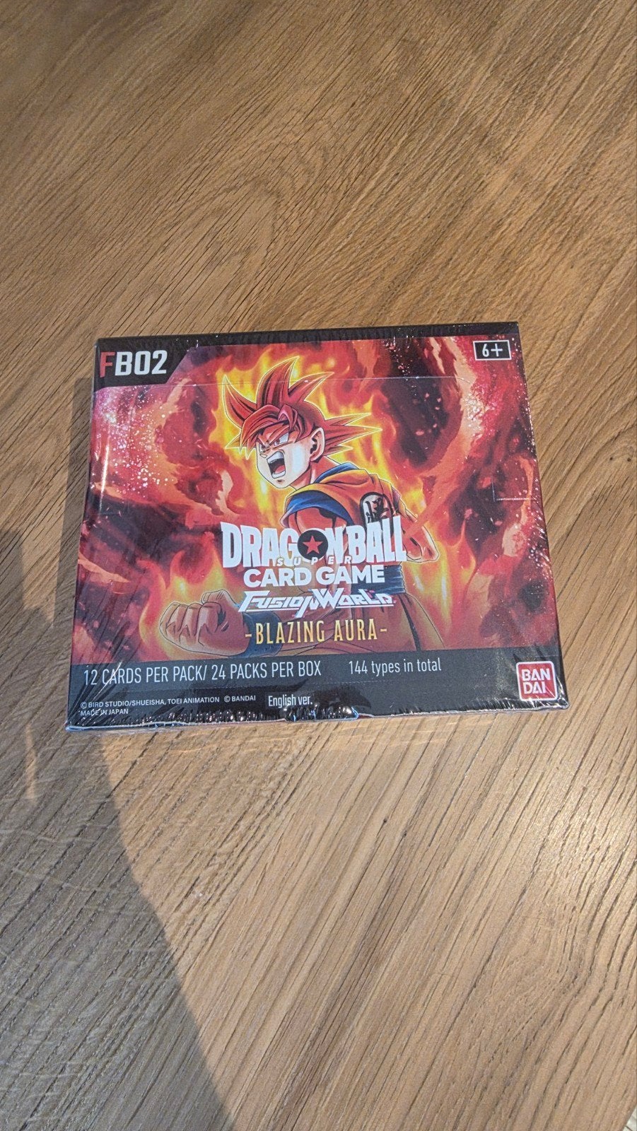 Dragon Ball Fusion World Blazing Aura Booster Box FB02, Ophalen of Verzenden, Nieuw, Boosterbox