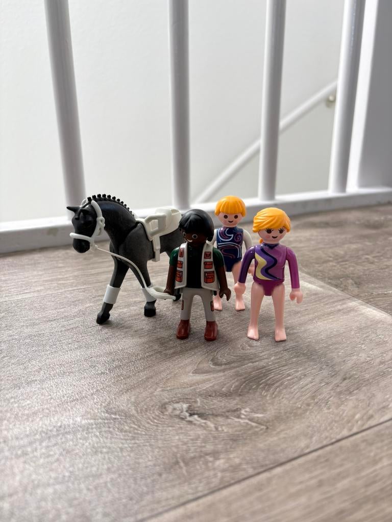 Playmobil acrobaat met paard + turnster (5229 & 5190), Ophalen of Verzenden, Zo goed als nieuw