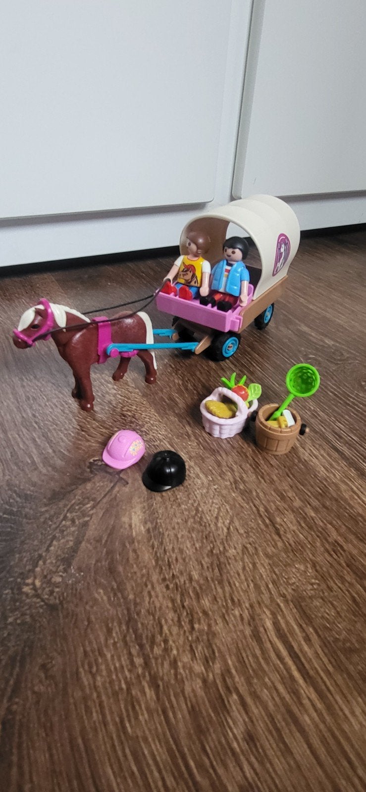 Playmobil 70998 Huifkar set, Ophalen of Verzenden, Gebruikt, Jongen of Meisje