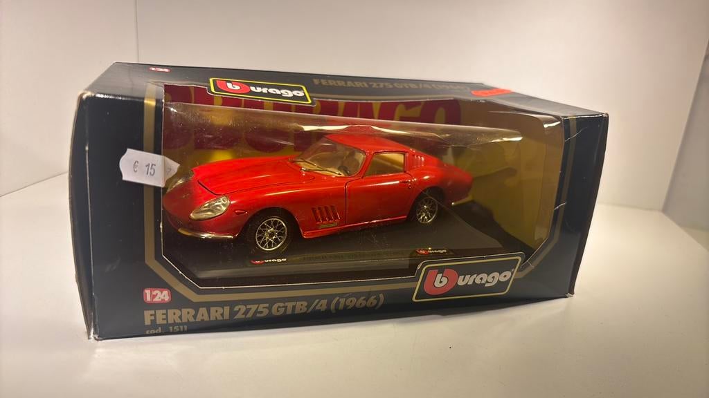 Ferrari 275 gtb /4 Bburago 1.24, Hobby en Vrije tijd, Modelauto's | 1:24, Ophalen of Verzenden, Bburago, A, A