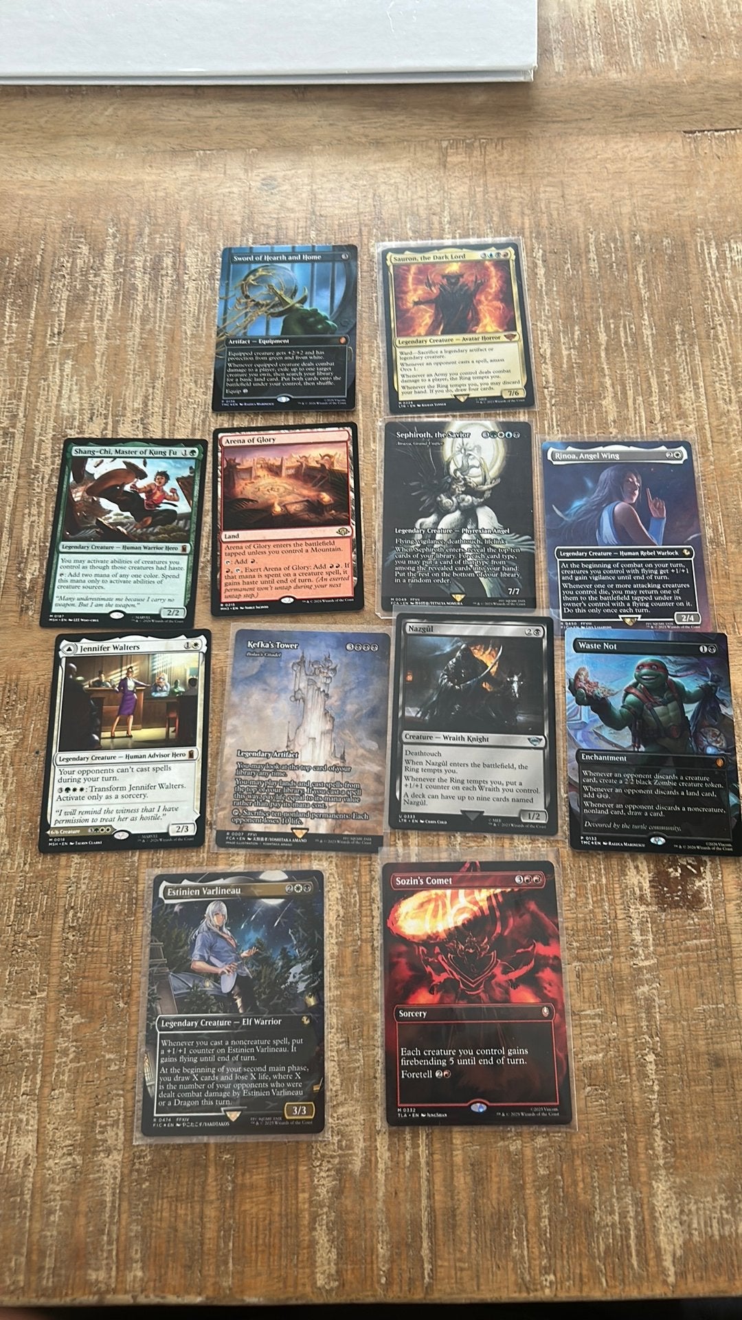 Magic the gathering Rares+mythics, Ophalen of Verzenden, Zo goed als nieuw