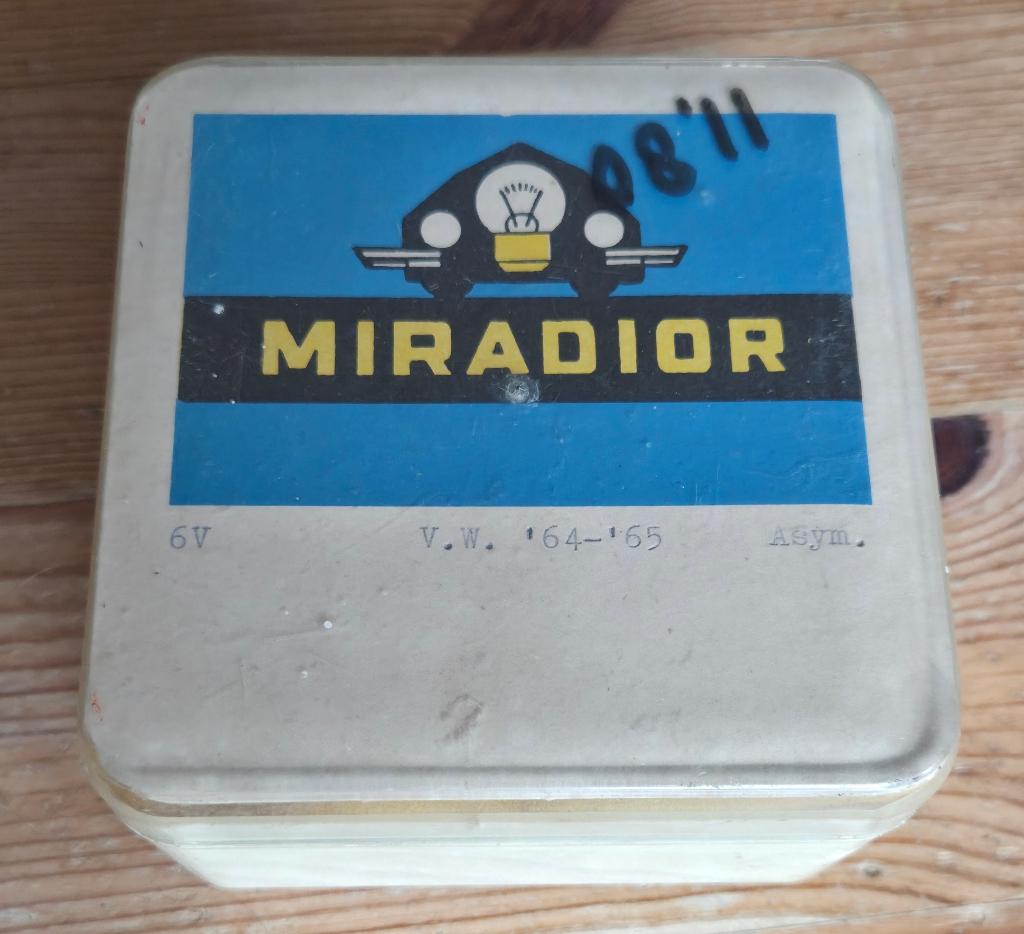 Miradior vintage 6v lampenset volkswagen 64/65, Ophalen of Verzenden, Gebruikt, Auto's