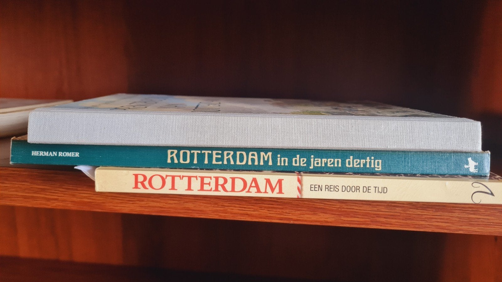 3 boeken over Rotterdam: geschiedenis en beelden, Ophalen of Verzenden, 20e eeuw of later, Gelezen