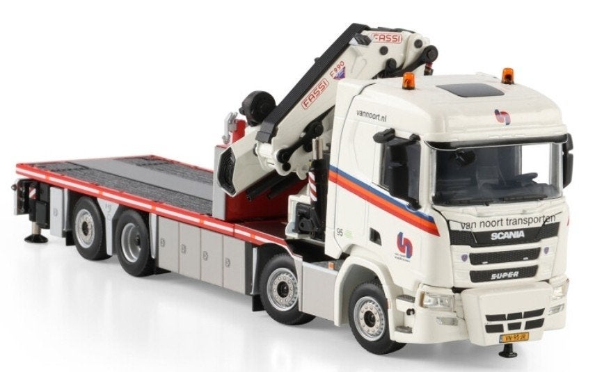 WSI SCANIA R NORMAL AUTOLAADKRAAN - VAN NOORT TRANSPORTEN, Hobby en Vrije tijd, Wsi, ., Nieuw, Ophalen of Verzenden