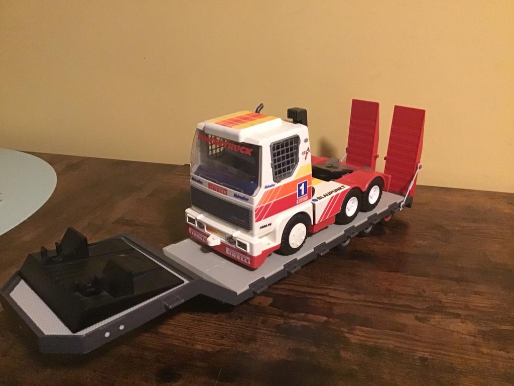 Race truck met oplegger, Ophalen of Verzenden, Gebruikt