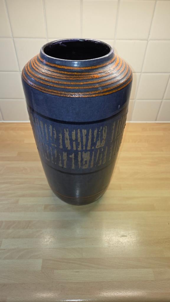 Grote vintage vaas Scheurich, Huis en Inrichting, Woonaccessoires | Vazen, Overige kleuren, Aardewerk of Porselein, Ophalen of Verzenden