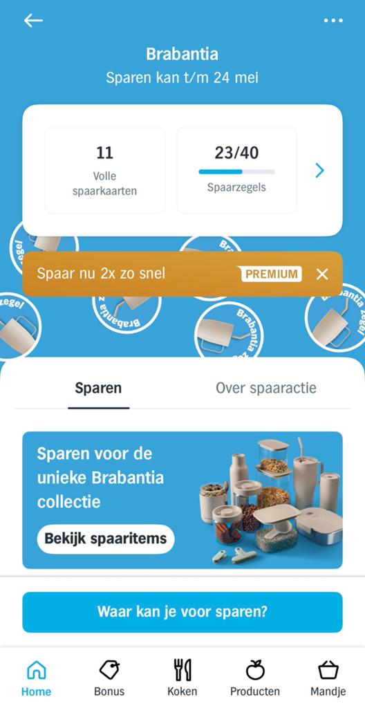 Albert Heijn - AH ZEGELS 2,50 volle kaart - Brabantia zegels, Albert Heijn, Ophalen of Verzenden