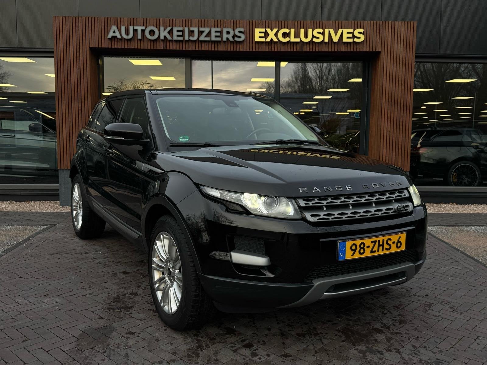 Land Rover Range Rover Evoque 2.0 Si 4WD Leer Nette auto, Auto's, Land Rover, Automaat, Euro 5, Zwart, 4 cilinders
