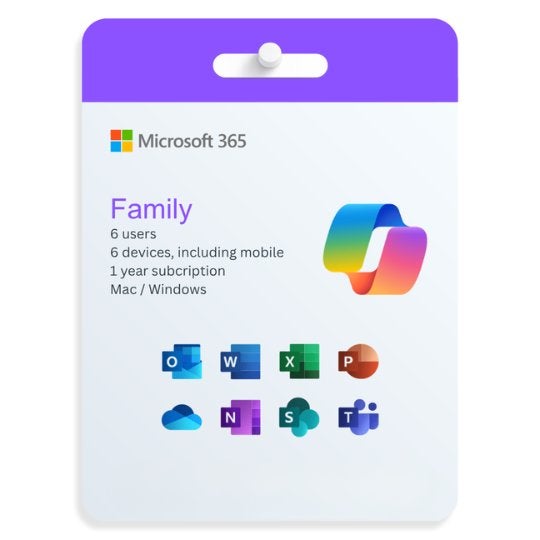 Microsoft Office 365 Family - 1 jaar (6 gebruikers) - Code