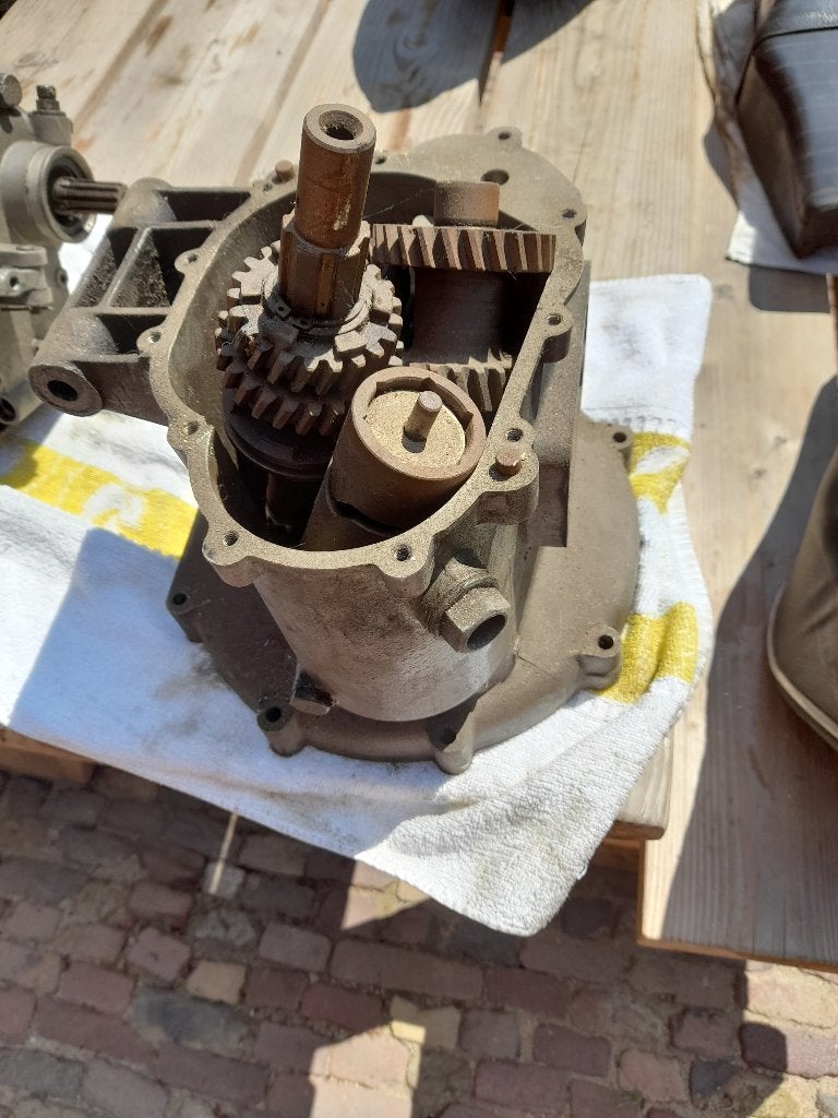 versnellingsbak Moto Guzzi, Ophalen, Gebruikt
