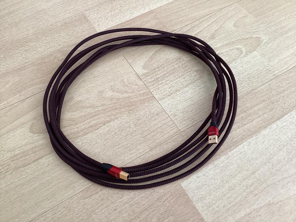 Audioquest Cinnamon USB 5 mtr., Ophalen of Verzenden, Zo goed als nieuw, 2 tot 5 meter, Overige kabels