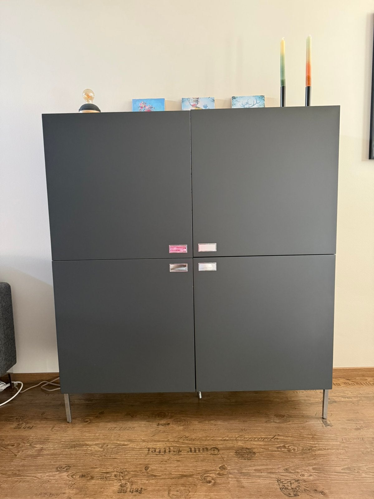 Te koop mooie wandkast, Ophalen, 100 tot 150 cm, Minder dan 150 cm, 25 tot 50 cm