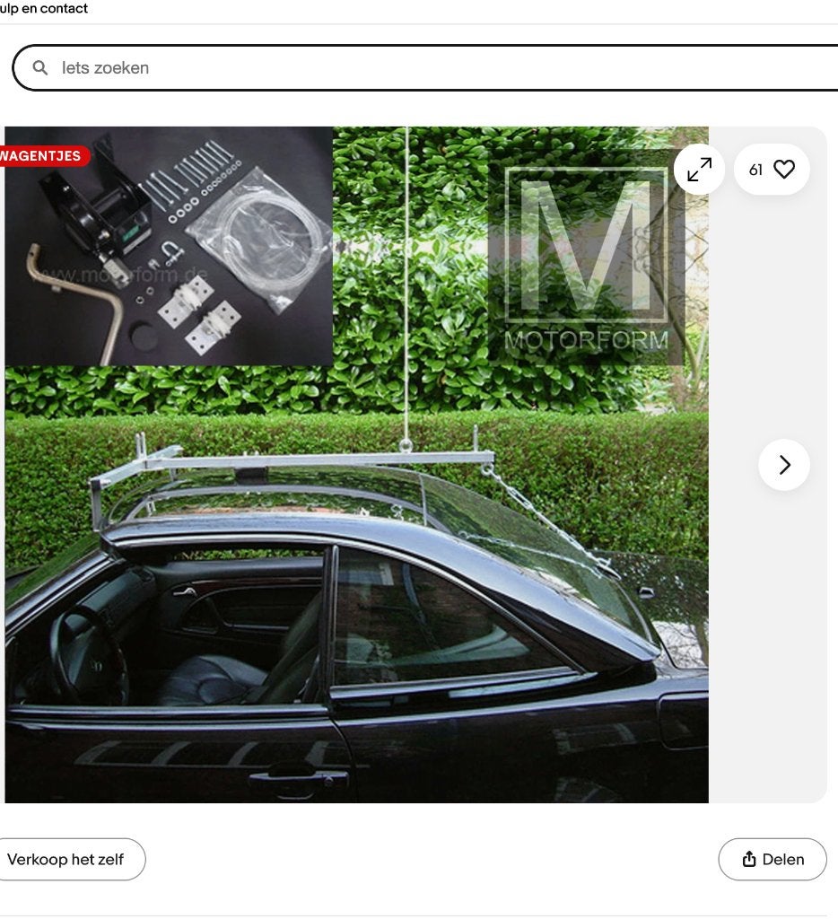 Mercedes SL R129 Hard top lift, Ophalen, Gebruikt