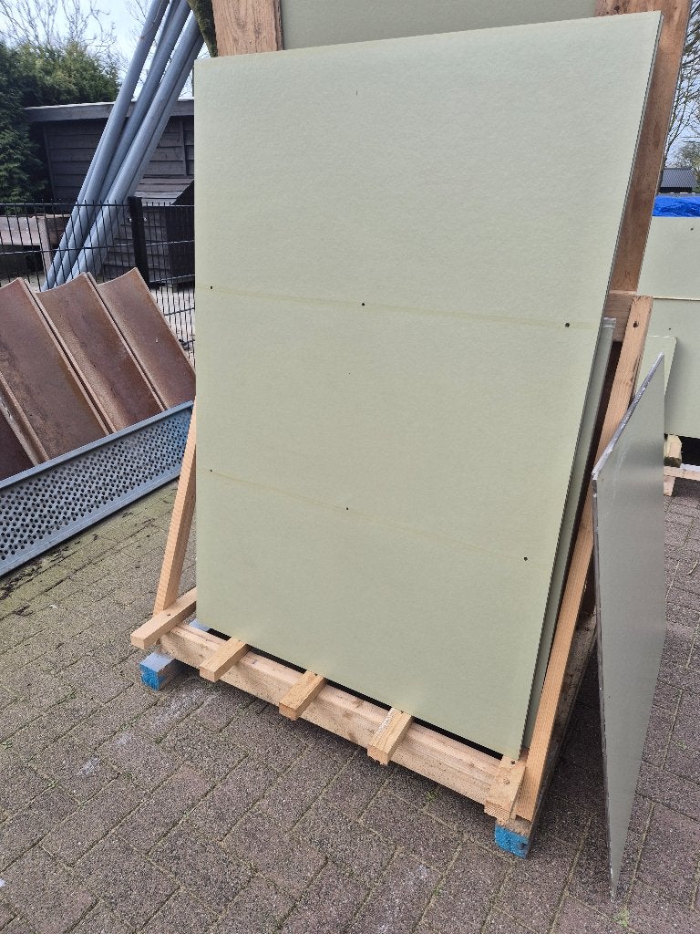 trespa platen, Ophalen, Gebruikt