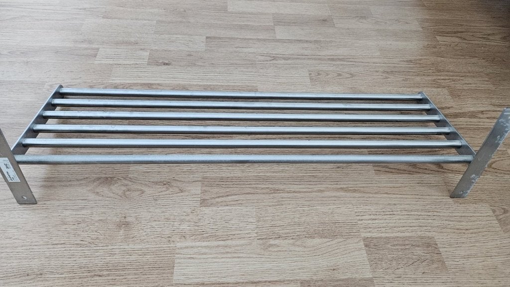 IKEA GRUNDTAL wandplank RVS 80 cm, Ophalen, Gebruikt, IKEA, Zilver