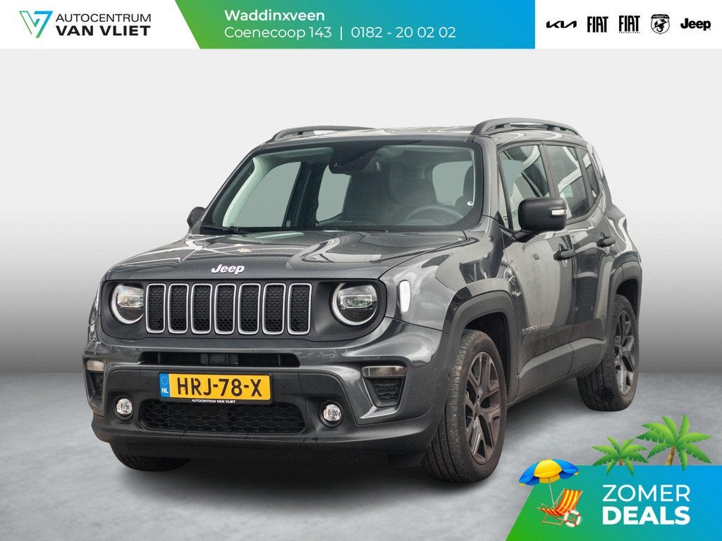 Jeep Renegade 1.5T e-Hybrid Summit | Pack Comfort | Bicolore, Auto's, Jeep, 12 maanden, Gebruikt, 4 cilinders, Automatische klimaatregeling