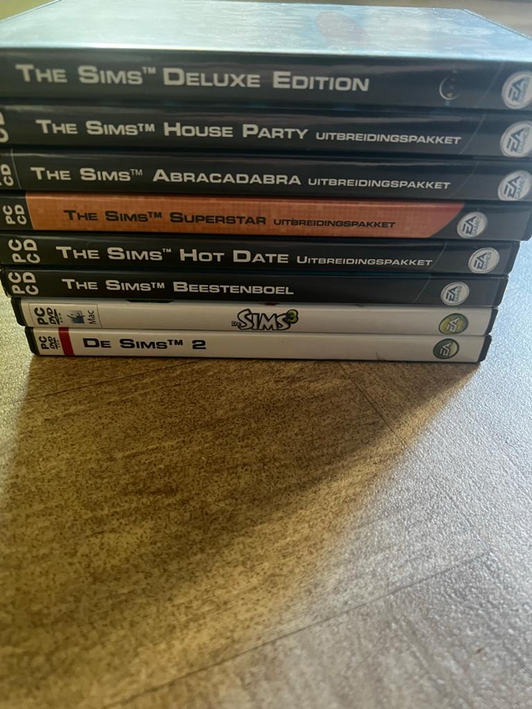De Sims PC Games Collectie, Spelcomputers en Games, Games | Pc, Gebruikt, Simulatie, 1 speler, Vanaf 7 jaar, Ophalen of Verzenden