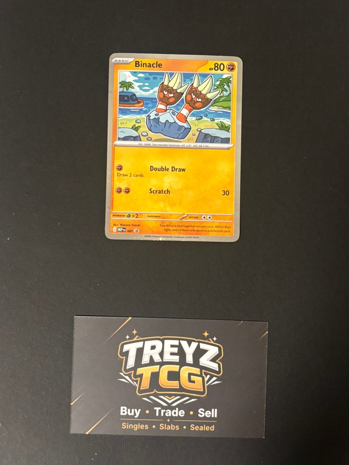 Binacle MEP087 Pokemon Mega Evolution Promos, Verzenden, Nieuw, Losse kaart