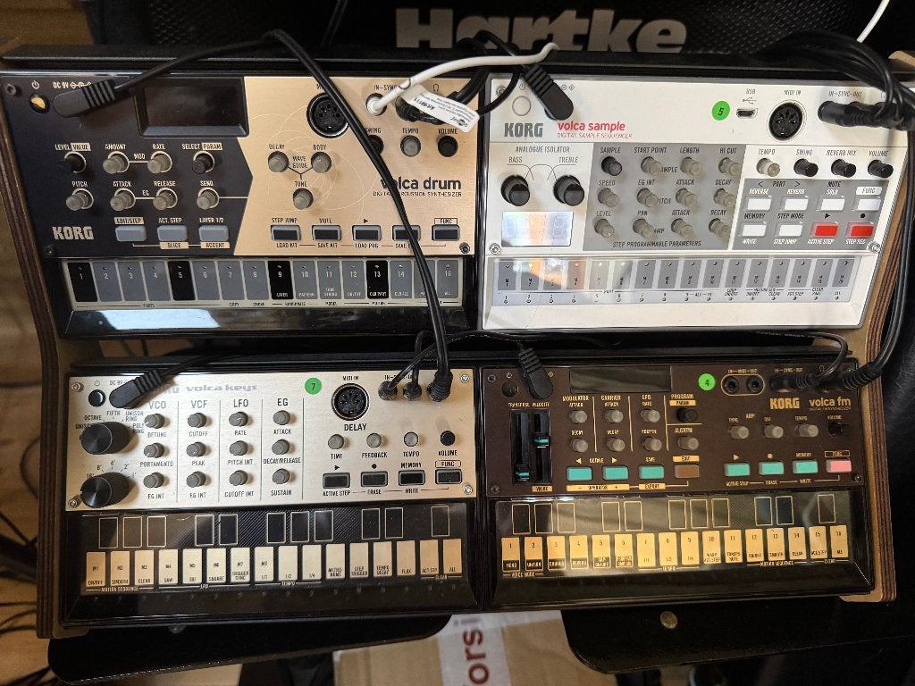 5 Korg Volca's for sale, Muziek en Instrumenten, Synthesizers, Korg, Zo goed als nieuw, Met midi-aansluiting, Overige aantallen
