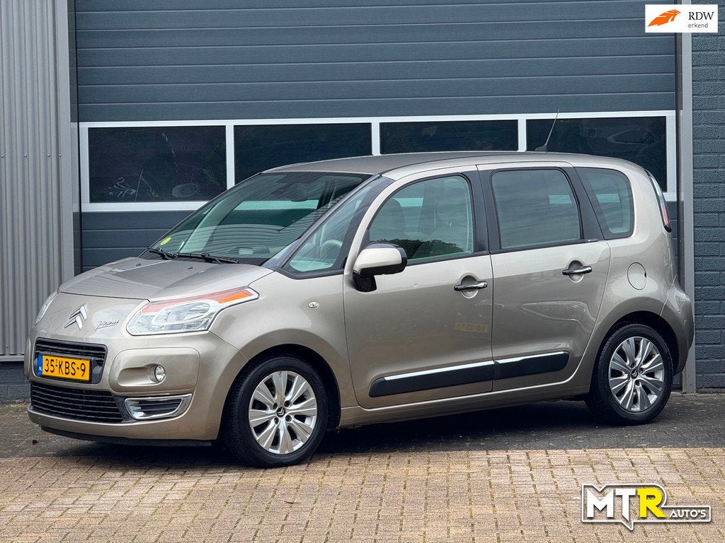 Citroen C3 Picasso 1.4 VTi Exclusive 2e EIG|NAP|NWE APK, Auto's, Citroën, Voorwielaandrijving, Gebruikt, Beige, Bruin