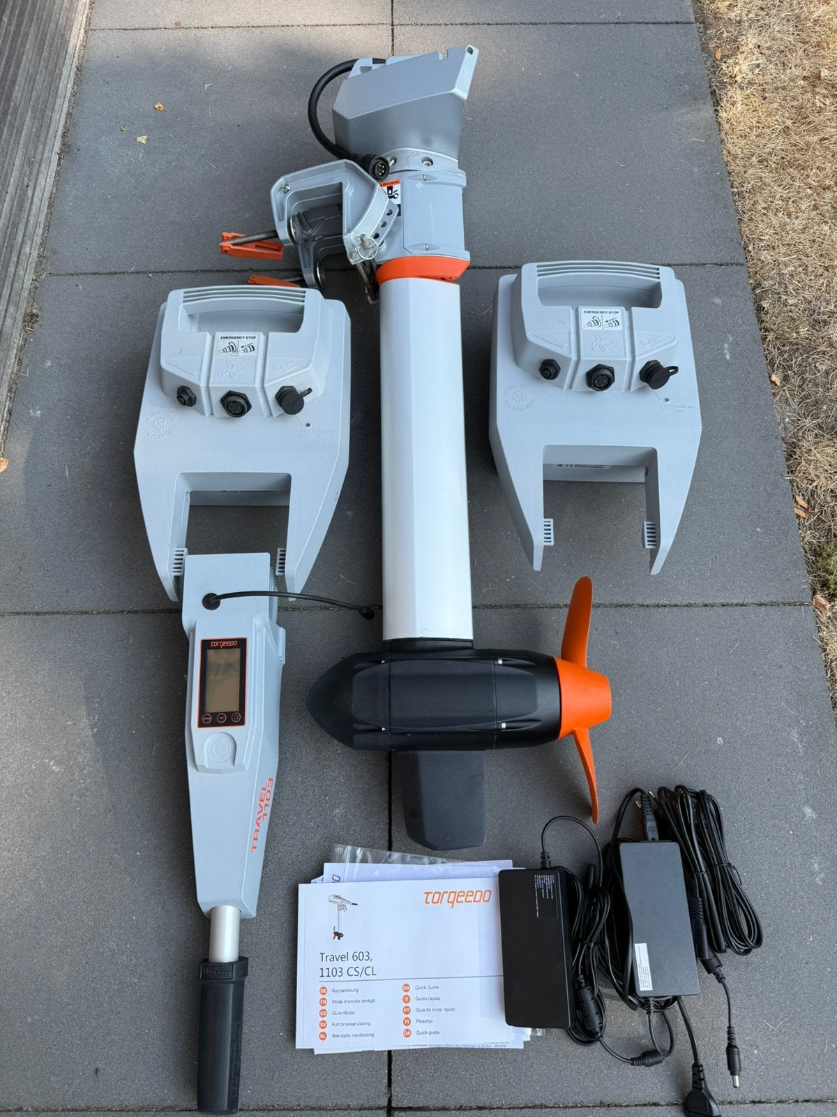 Torqeedo Travel 1103 CS with 2 Akkus, Ophalen, Gebruikt, Minder dan 5 pk, Elektrisch