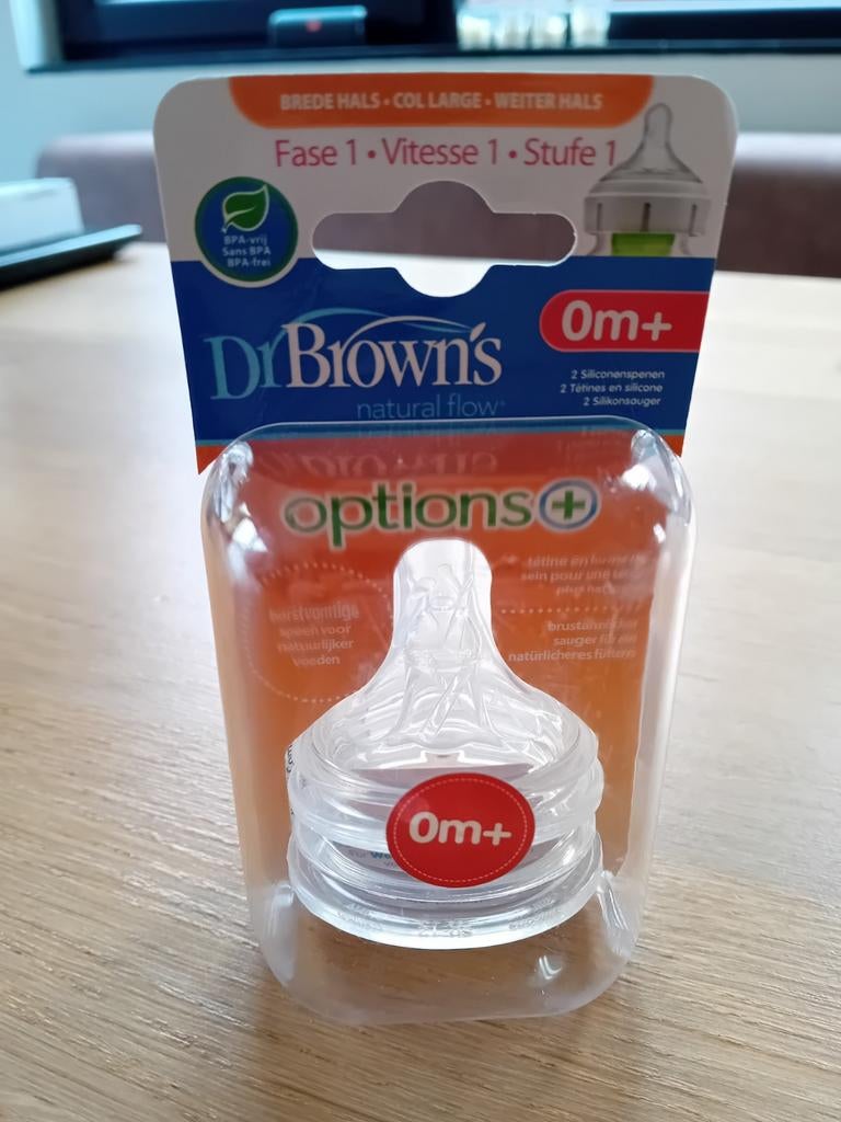 Dr Brown brede hals speen fase 1, Ophalen, Overige typen