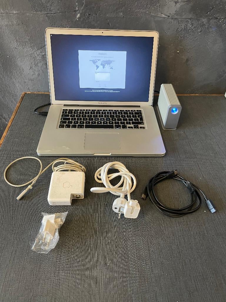 MacBookPro 15" met 1Tb SSD met 1TB LaCie externe HDD - A1286, MacBook Pro, 1 TB of meer, Gebruikt, 2 tot 3 Ghz