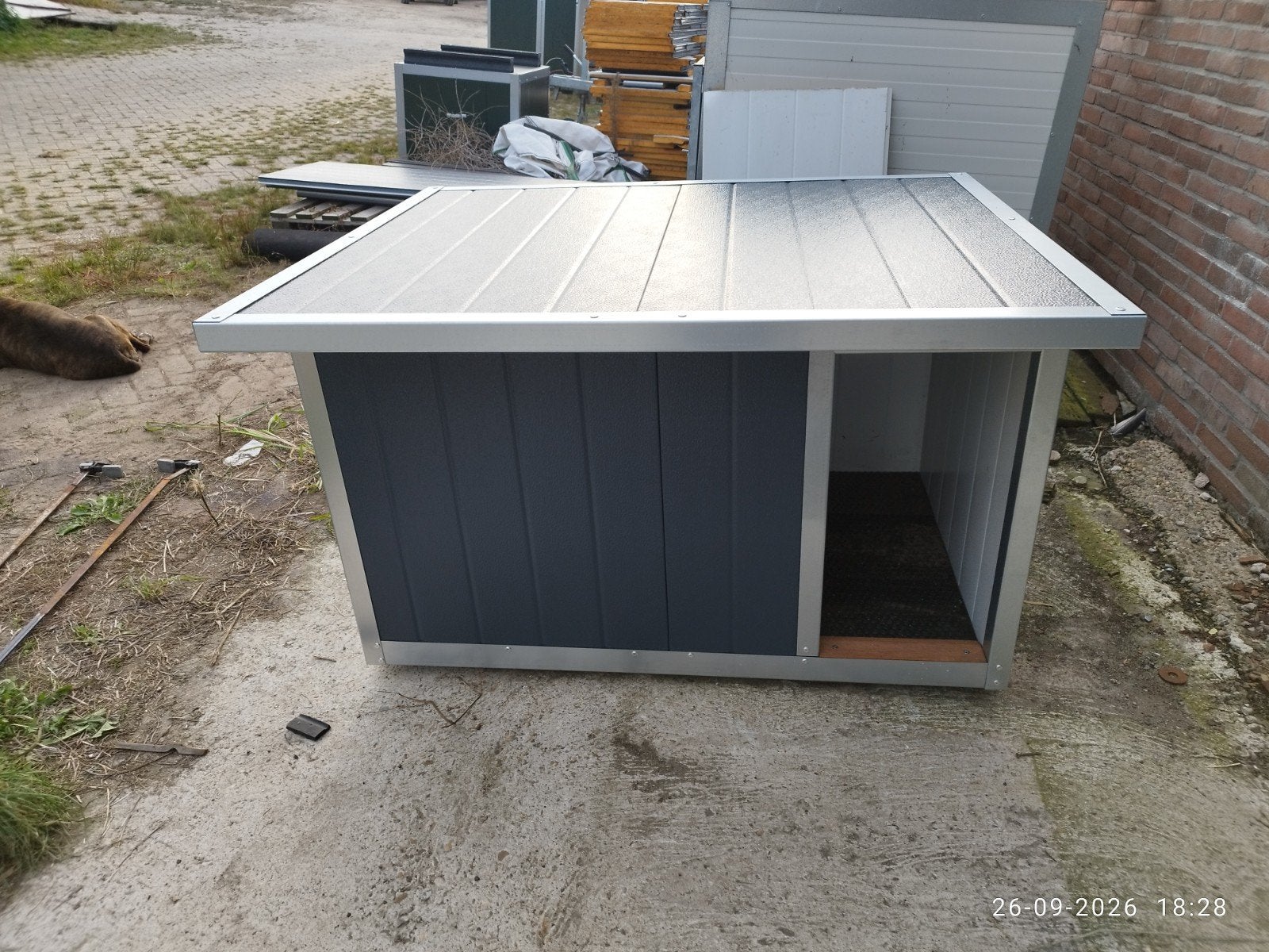 Geïsoleerd hondenhok, 110 cm of meer, 65 tot 100 cm, Verzenden, Nieuw